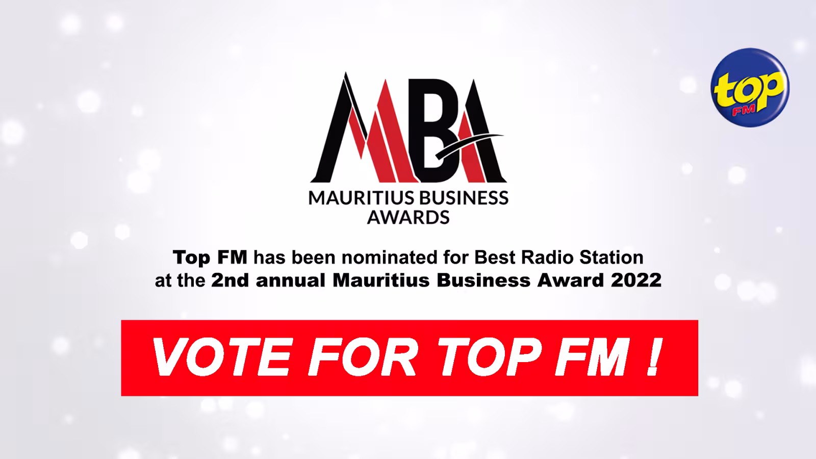 Mauritius Business Awards : TOPFM nominée pour l’Edition 2022, après avoir décroché le titre de Best Radio Station en 2021