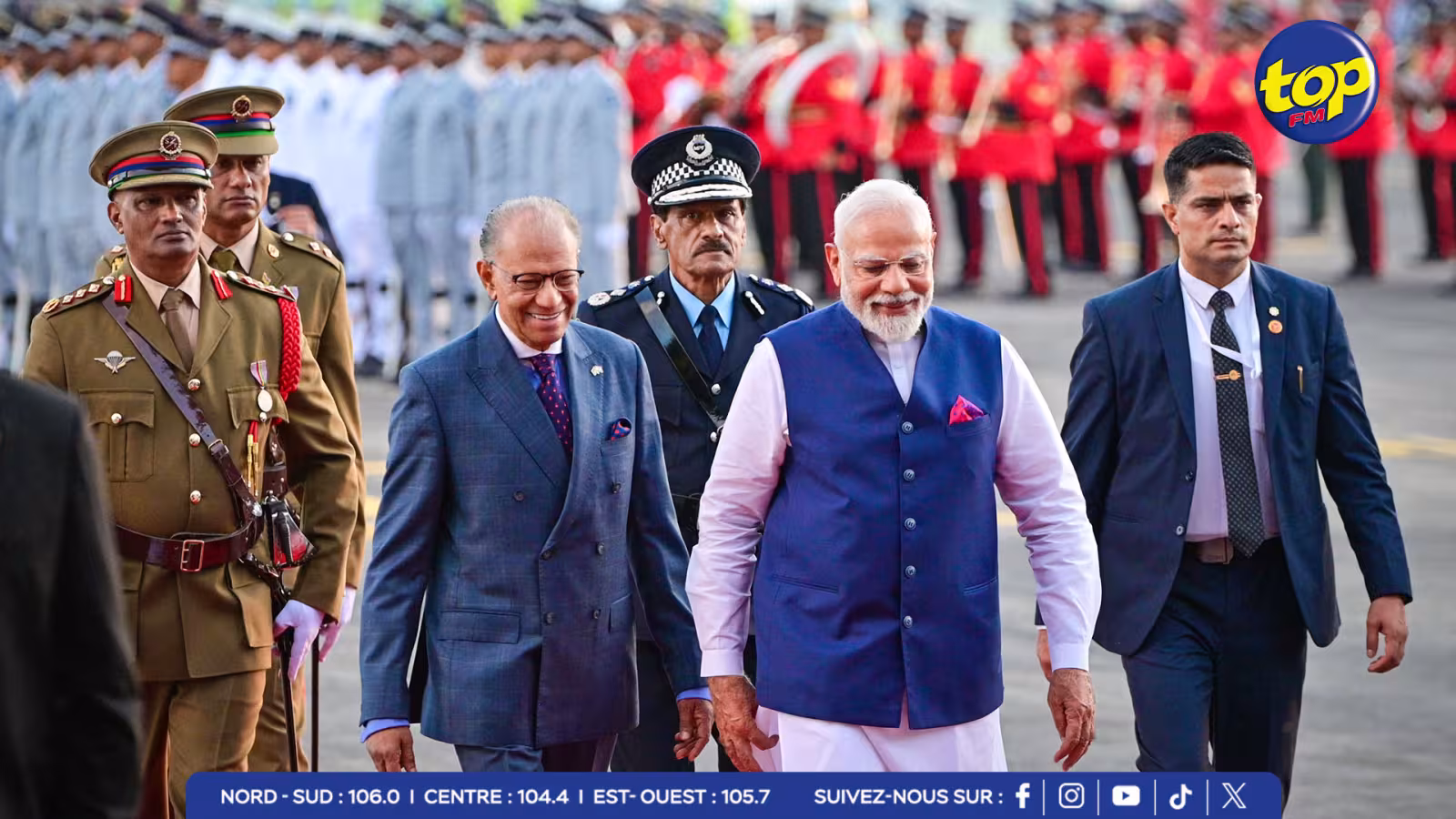 Visite de Modi : Vers un accord sur la sécurité maritime entre l’Inde et Maurice