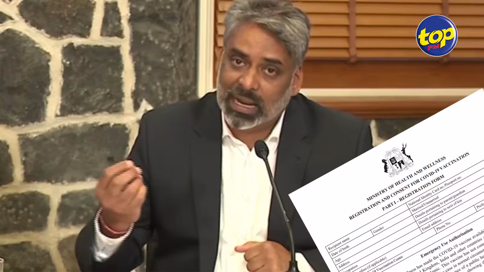 Consent Form : « À situation exceptionnelle mesures exceptionnelles », soutient l’Attorney General Maneesh Gobin