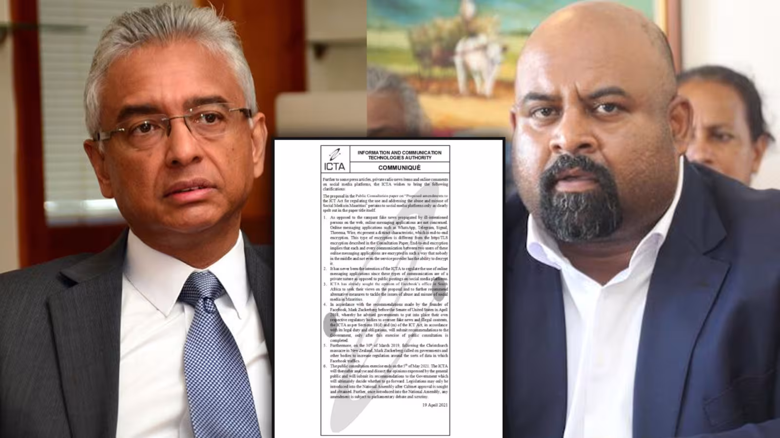 Propositions de l’ICTA sur les réseaux sociaux : Me. Neelkanth Dulloo demande au Premier ministre, Pravind Jugnauth de se ressaisir.