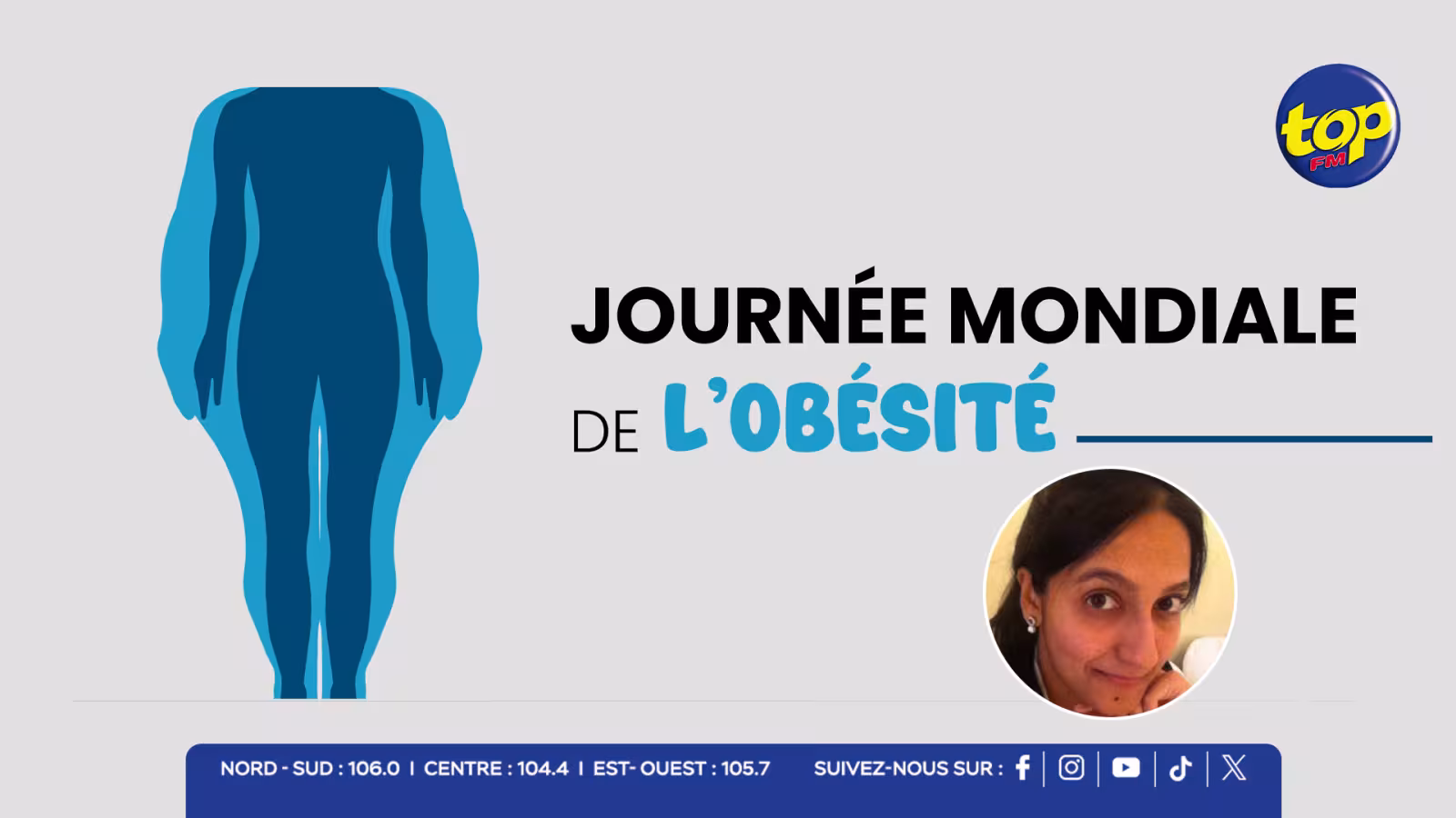 Journée mondiale de l’obésité : Tasneem Khedarun tire la sonnette d’alarme, l’obésité liée à 13 types de cancers