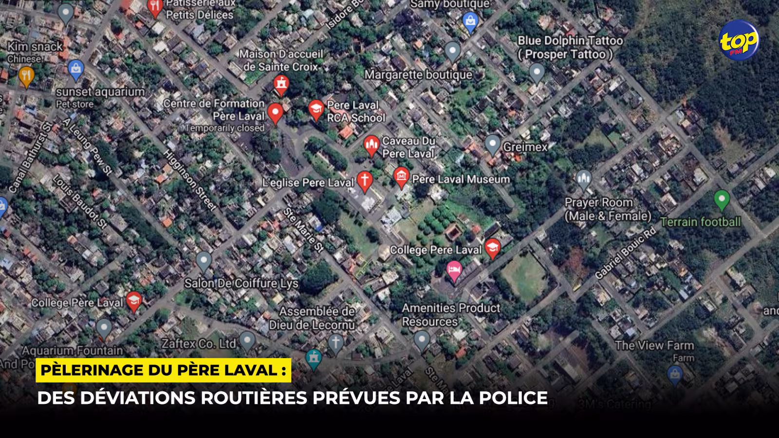 Pèlerinage du Père Laval:des déviations routières prévues par la police
