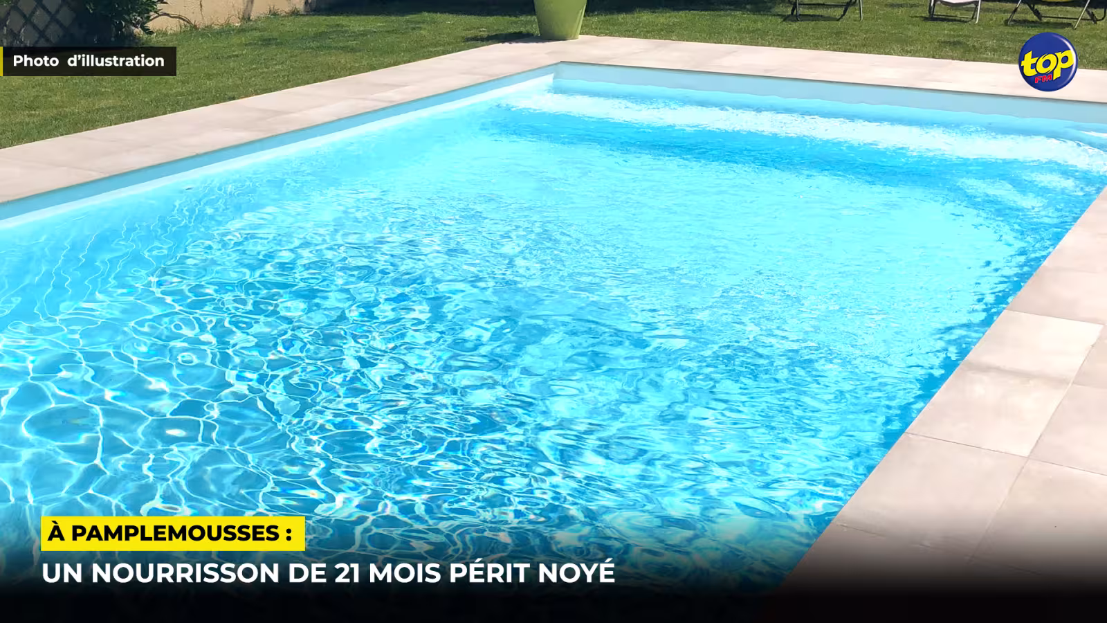 À Pamplemousses : Un nourrisson de 21 mois périt noyé