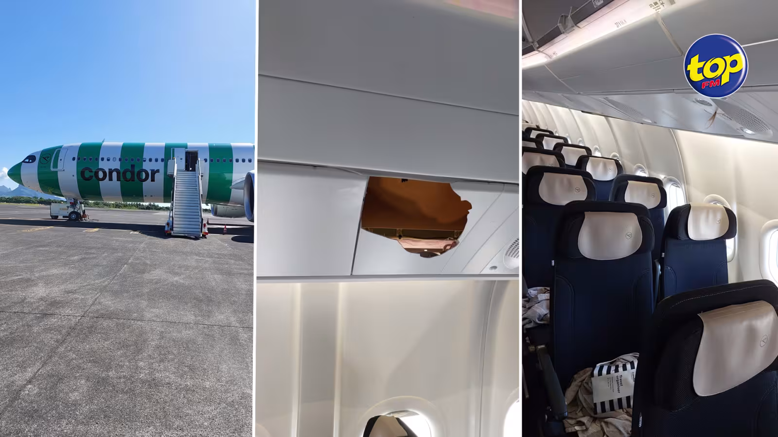 Atterrissage en urgence d’un avion de la compagnie Condor à l’aéroport SSR : « Il y avait un trou noir… Tout le monde a été pris de panique… J’ai cru que c’était la fin » se remémore Saswatee