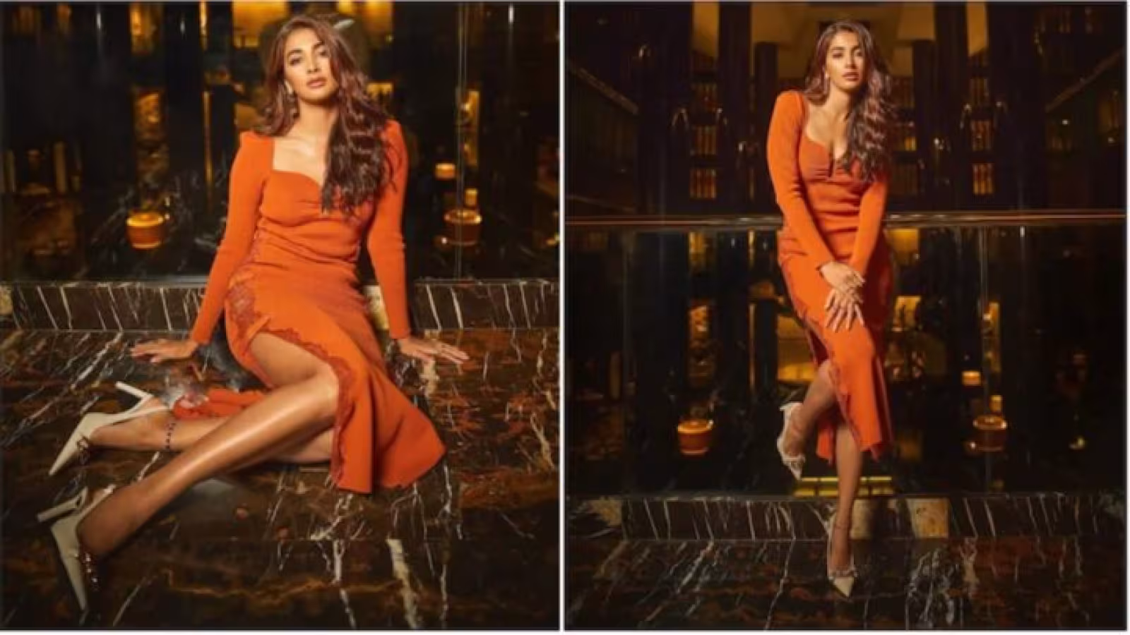Pooja Hegde enflamme la toile avec une robe fendue jusqu’à la cuisse
