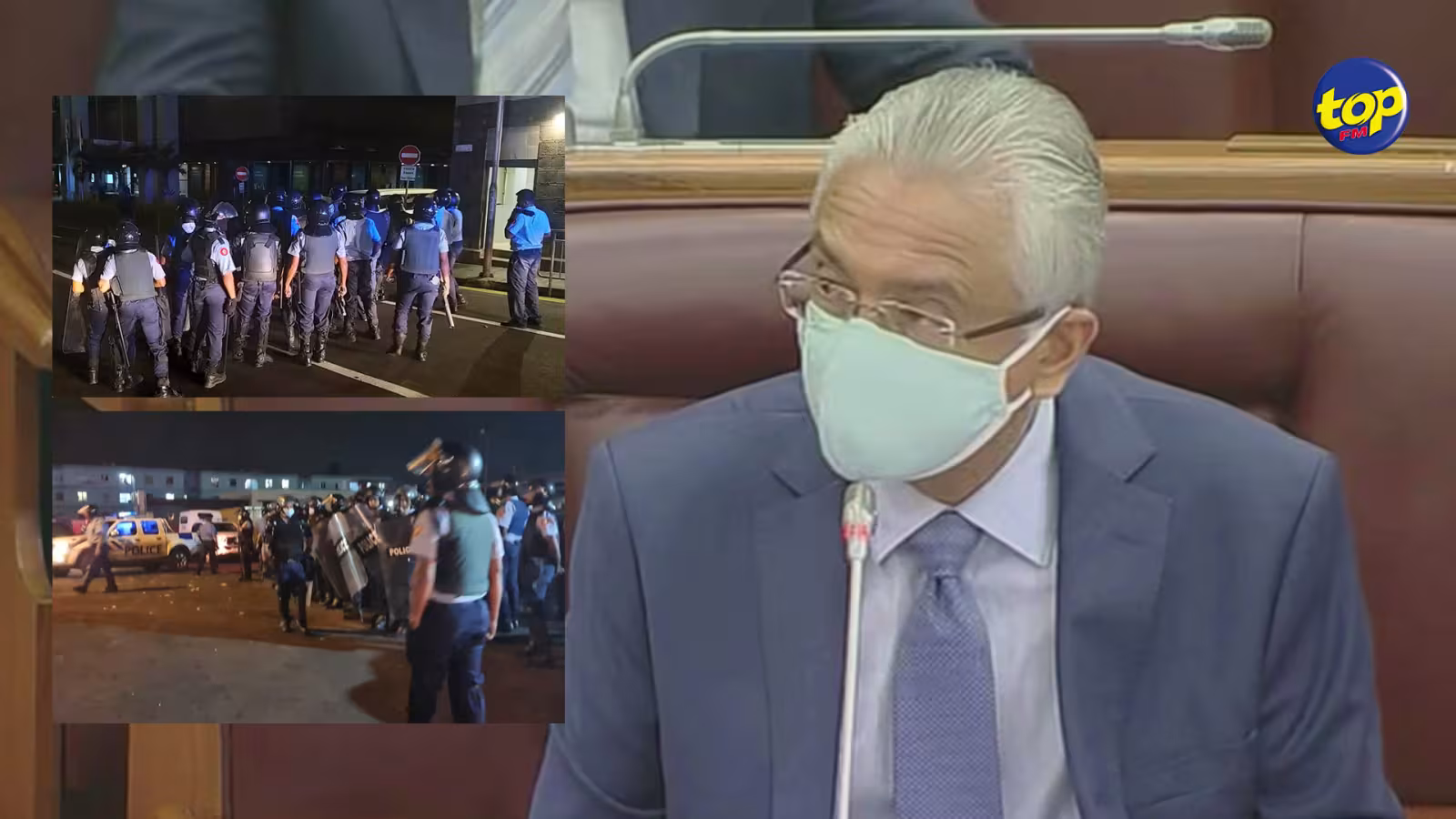 Incidents de vendredi : « L’usage de la force et des armes par la police était réglementaire », affirme Pravind Jugnauth qui dénonce des « politiciens irresponsables » qui ont voulu provoquer l’anarchie