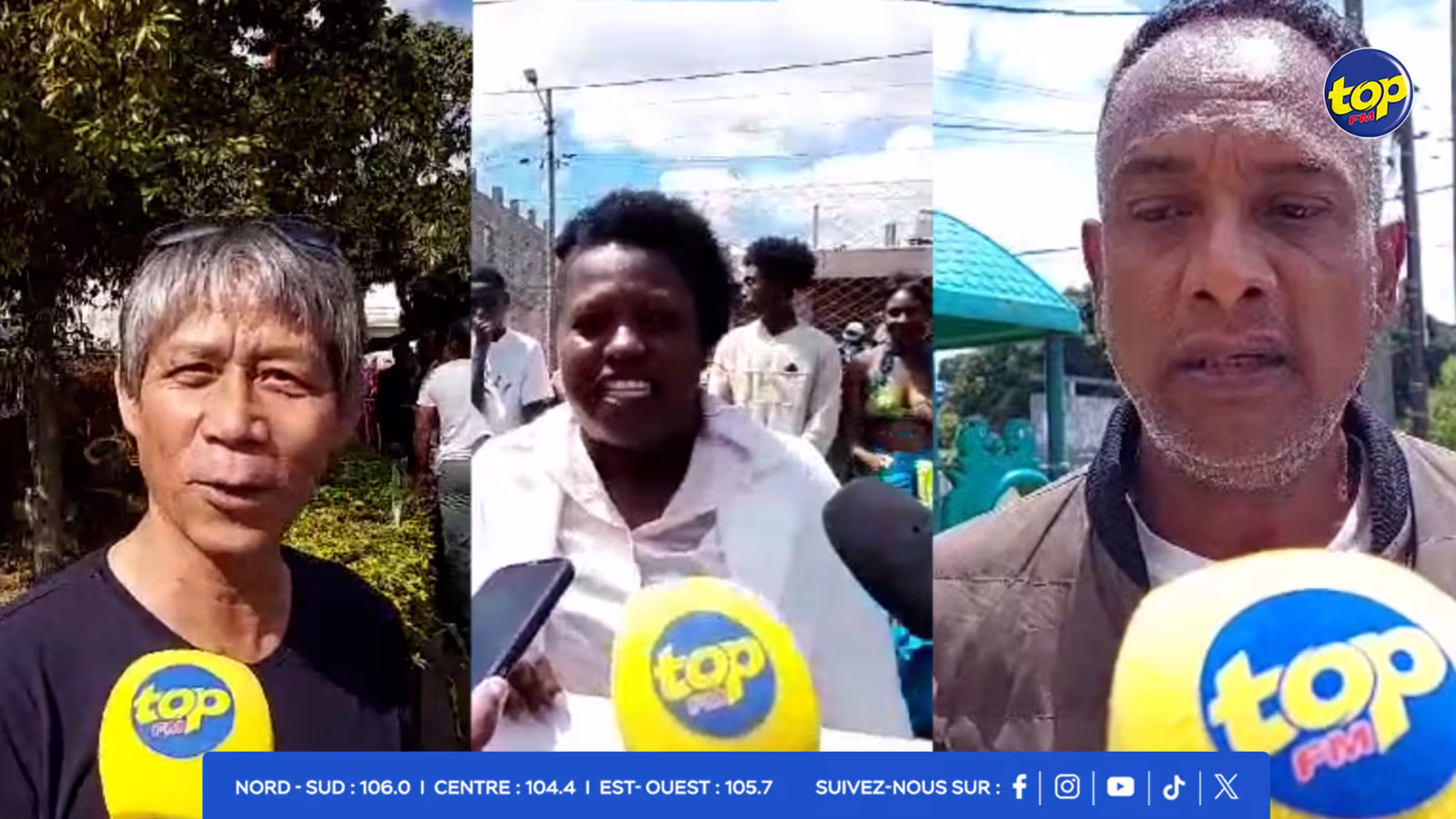 Percy Yip Tong, Valentina, Korim Mohamadally Abdool-Candidats independant