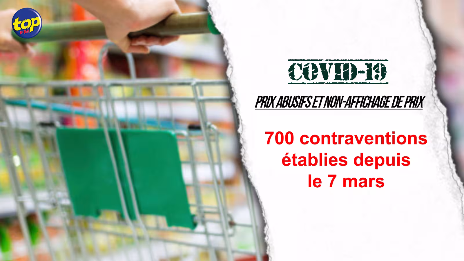 Prix abusifs et non-affichage de prix : 700 contraventions établies depuis le 7 mars