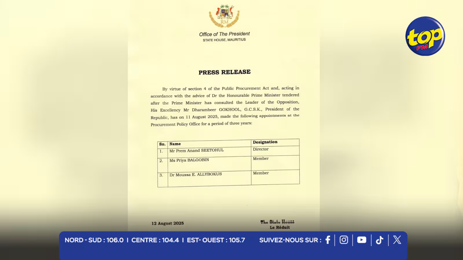Procurement Policy Office