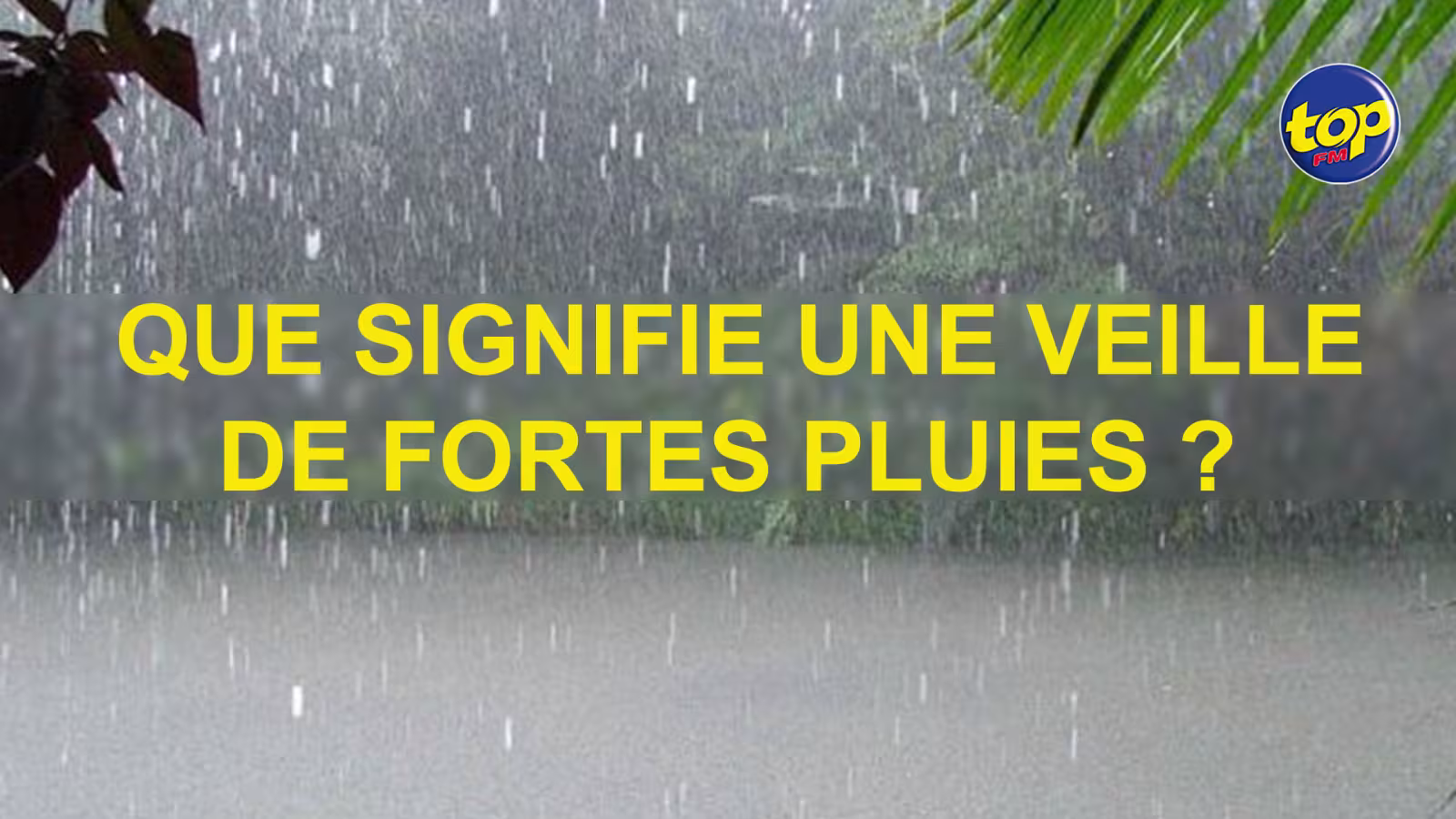 Nouveau système d’alerte de la station météo de Vacoas : Que signifie une veille de fortes pluies ?