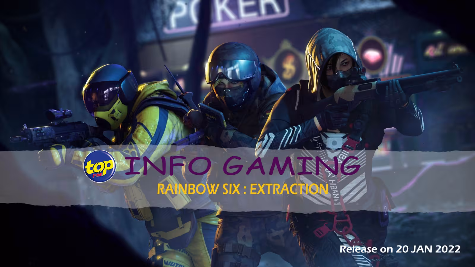 INFO GAMING: RAINBOW SIX EXTRACTION