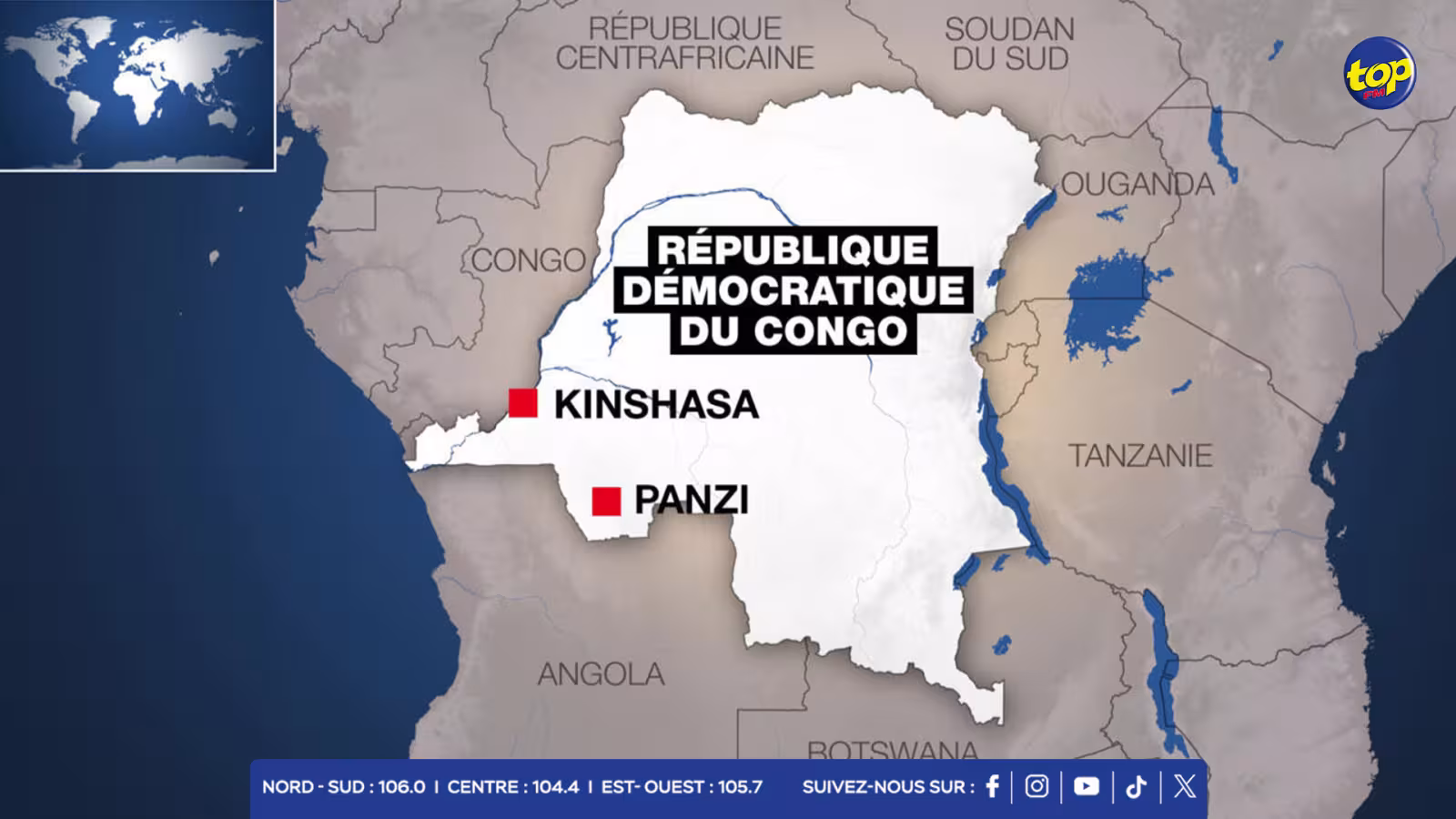 Une maladie inconnue touche la province du Kwango, en RDC  : . Les victimes sont majoritairement des enfants, en dessous de cinq ans