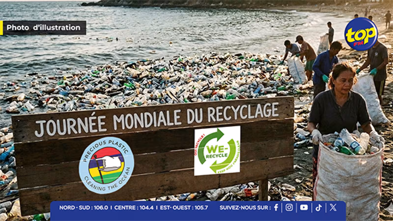 Journée mondiale du recyclage : « 8 millions de déchets plastiques dans les océans chaque jour, 1 million de bouteilles vendues par minute »  