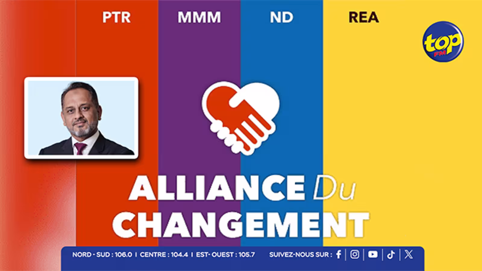 Rumeurs de cassure au sein de l’Alliance du Changement : Reza Uteem balaie ces spéculations, et les qualifie de  « pure fiction »