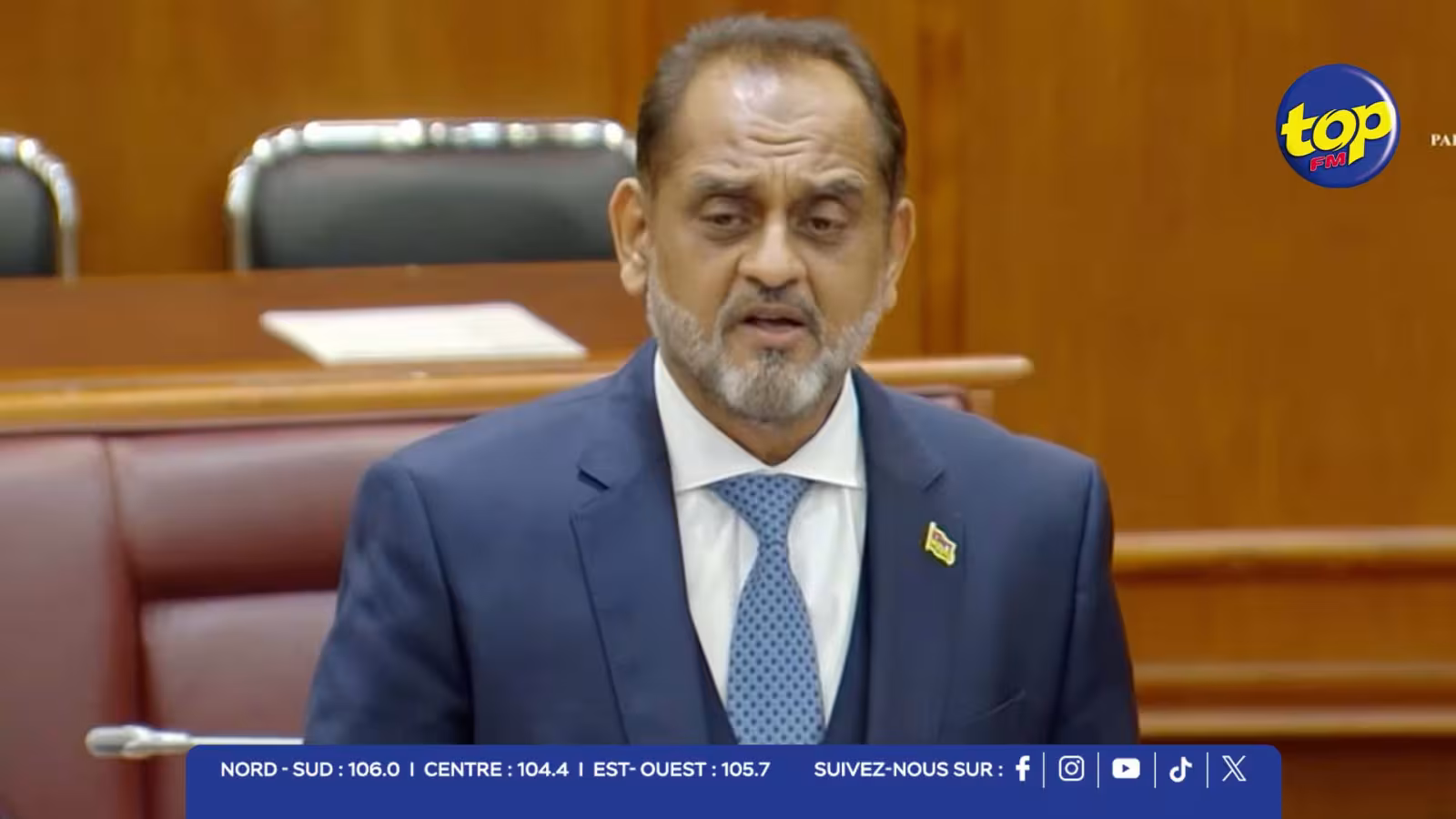 Au Parlement : Reza Uteem défend un Budget « courageux et responsable »
