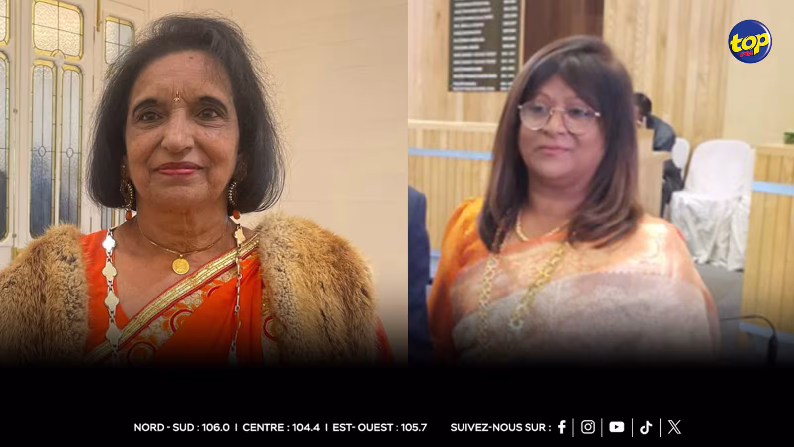 Rajenee Mootoo Caroopen et Devika Pabaroo