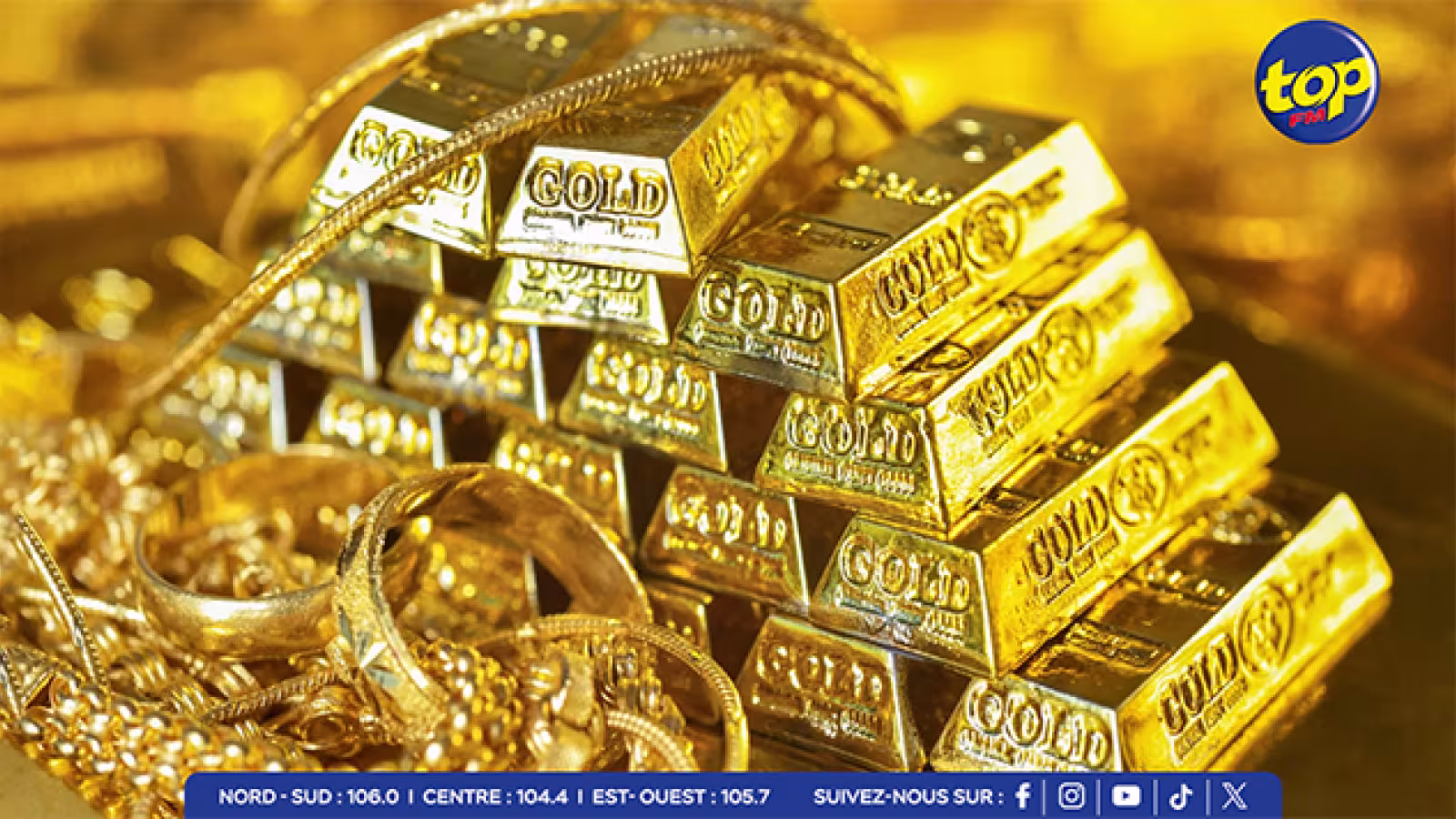 Record historique : L'or franchit la barre des 2,900 dollars l'once