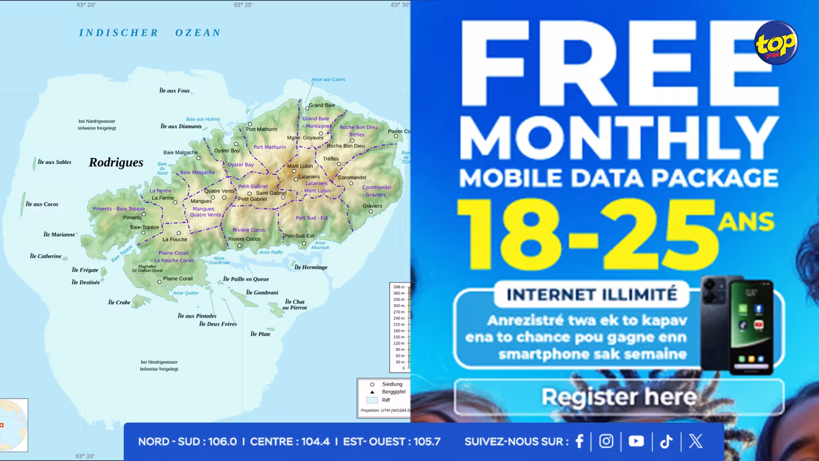 Rodrigues-Free Monthly Mobile Data Package Service