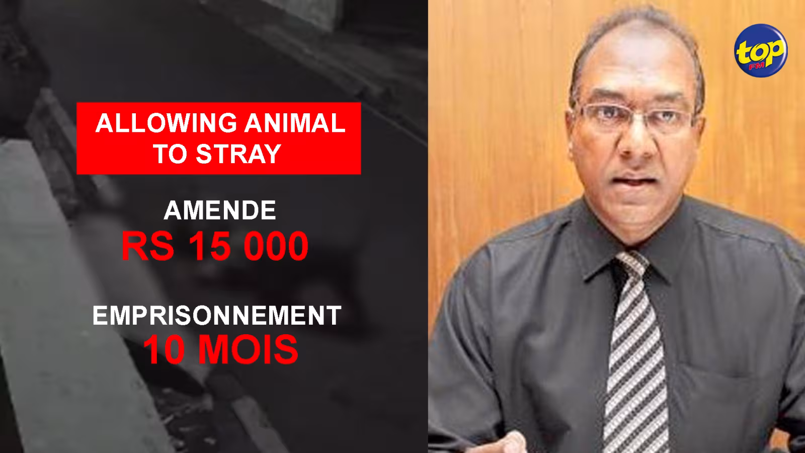 Allowing animal to stray : “Les propriétaires devront payer une amende de Rs 15 000 et un emprisonnement de 10 mois”, affirme l’inspecteur Shiva Coothen
