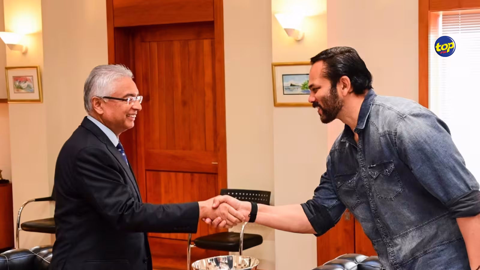 Alors que le Film Rebate Scheme fait toujours polémique : Pravind Jugnauth rencontre le réalisateur Rohit Shetty et annonce le début du tournage de Singham Again à Maurice en octobre