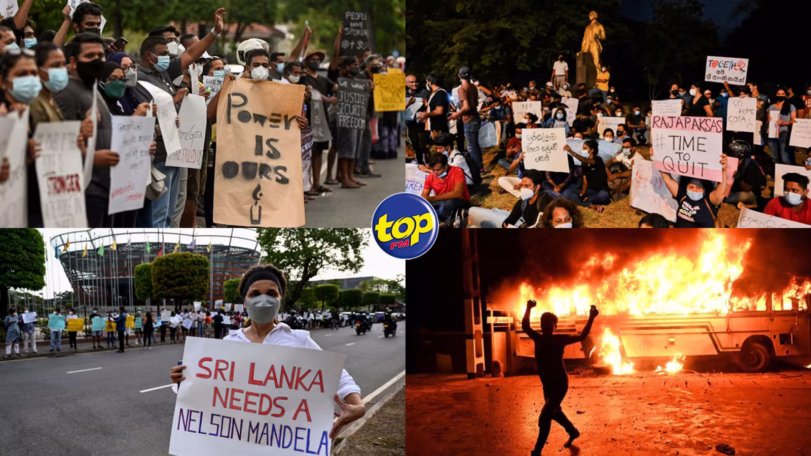 Inquiétude du Premier ministre Mahinda Rajapakse au Sri lanka :  une enquête initiée sur les manifestations sur fond de pénurie de carburant et de flambée des prix