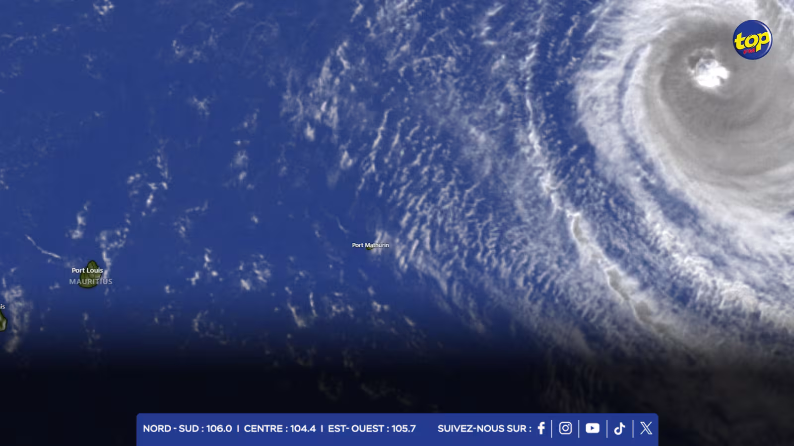 Présence du cyclone tropical ‘BHEKI’ dans les parages : le temps sera pluvieux à partir d’aujourd’hui à Rodrigues. Maurice sera affecté à partir de mercredi, indique la Station Météo de Vacoas.