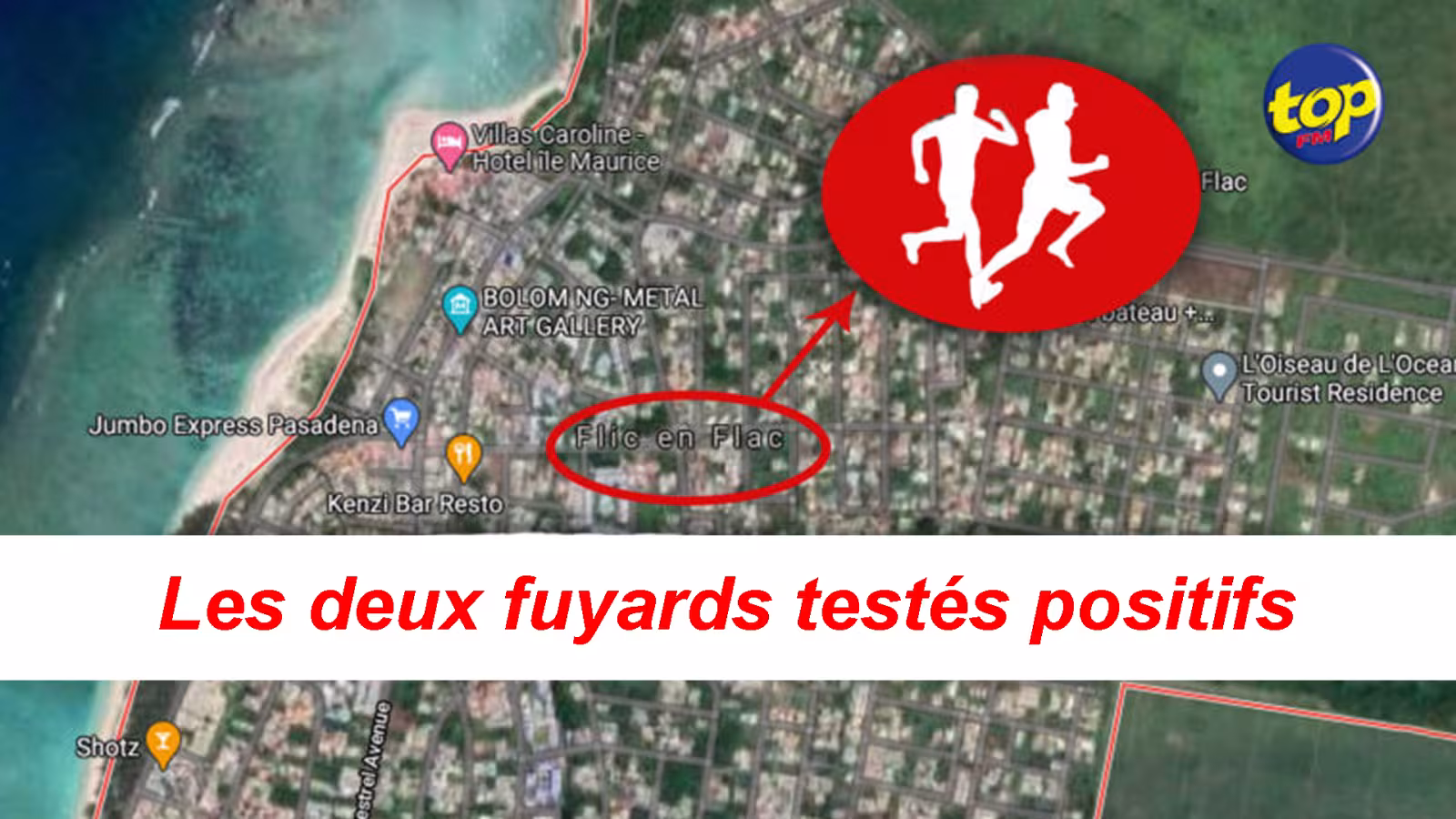 Retrouvés dans la rue à Flic en Flac : Les deux fuyards d’un centre de quarantaine testés positifs