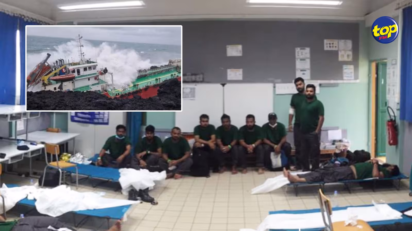 Echouage du pétrolier battant pavillon mauricien, le Tresta Star au large de la Réunion :  les membres d’équipage ont été transférés a la maison des marins au Port…Une enquête initiée