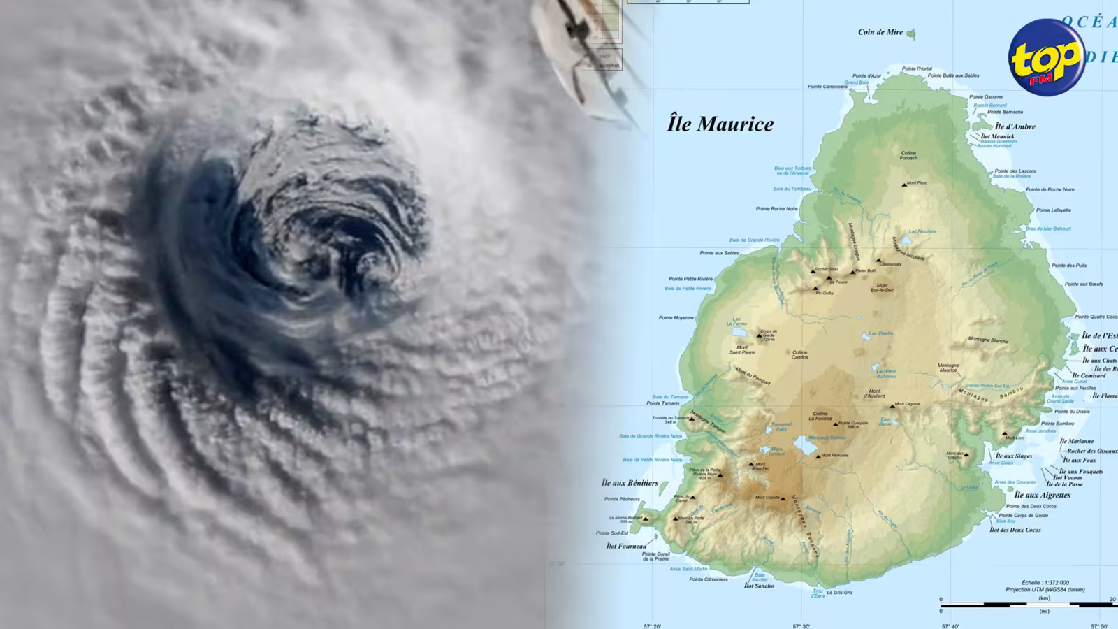 Le cyclone tropical intense FREDDY évolue à environ 1400 km à l’Est-nord-est de Maurice : Le temps va se détériorer à partir de lundi