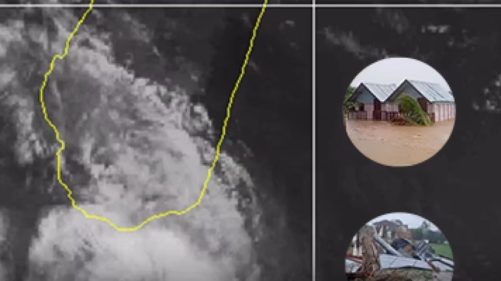 À Madagascar : Le cyclone Honde frappe le sud-ouest de la Grande île, le bilan est de trois morts et des milliers de sinistrés