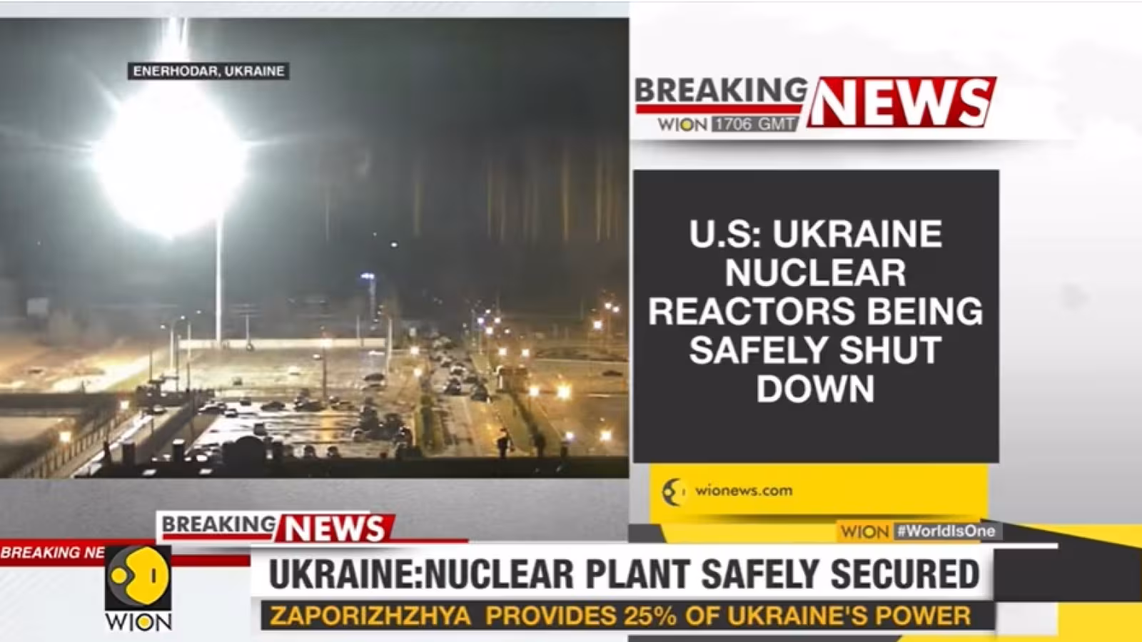 Ukraine : les États-Unis activent l’équipe d’intervention en cas d’incident nucléaire