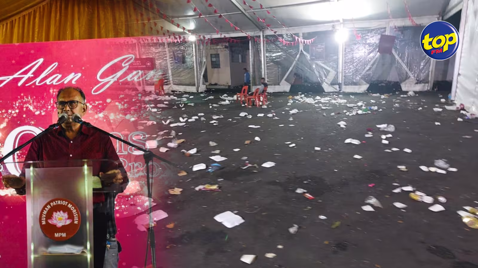 Une bagarre éclate après les célébrations des 40 ans de carrière politique d’Alan Ganoo à Chemin Grenier : un jeune de 18 ans arrêté