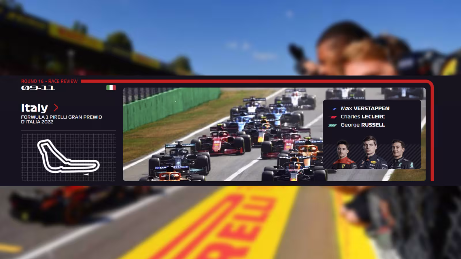 F1: Verstappen wins in Monza after late safety car