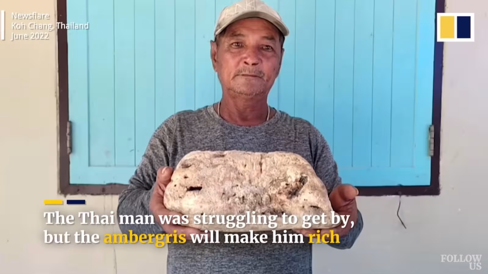 Thaïlande :  Il ramasse du vomi de baleine valant plus de Rs 120 millions