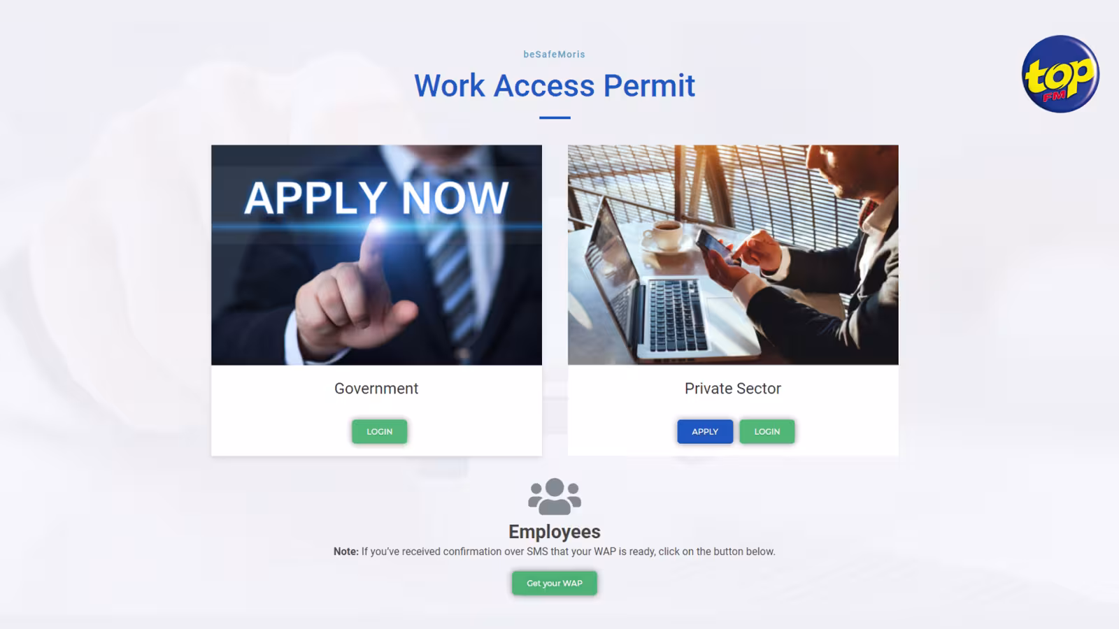 Work Access Permit: 23 500 demandes reçues à dimanche