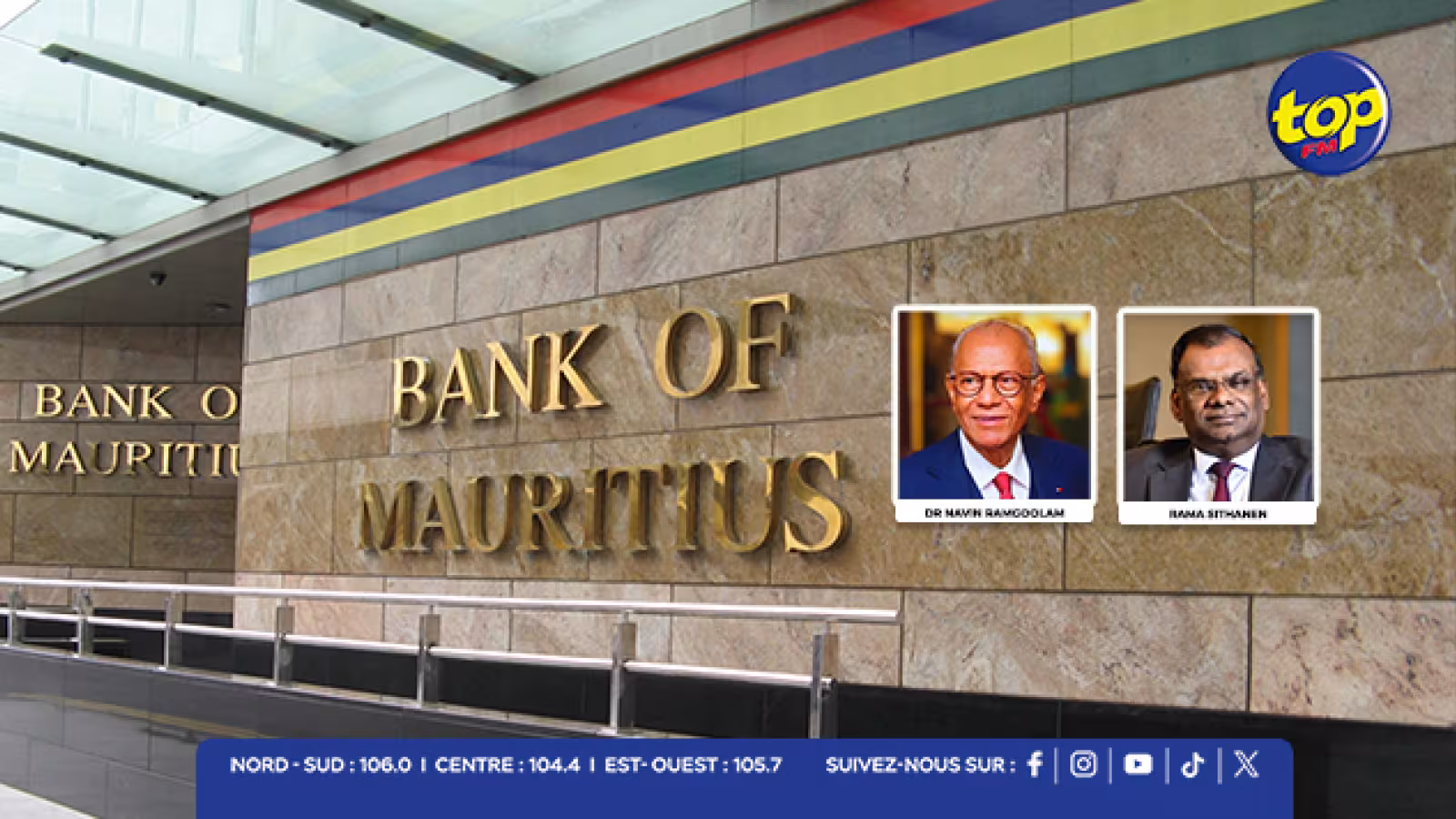 Banque de Maurice : un nouveau gouverneur nommé ce lundi après la démission officielle de Rama Sithanen, qui rencontre aujourd’hui le Premier ministre