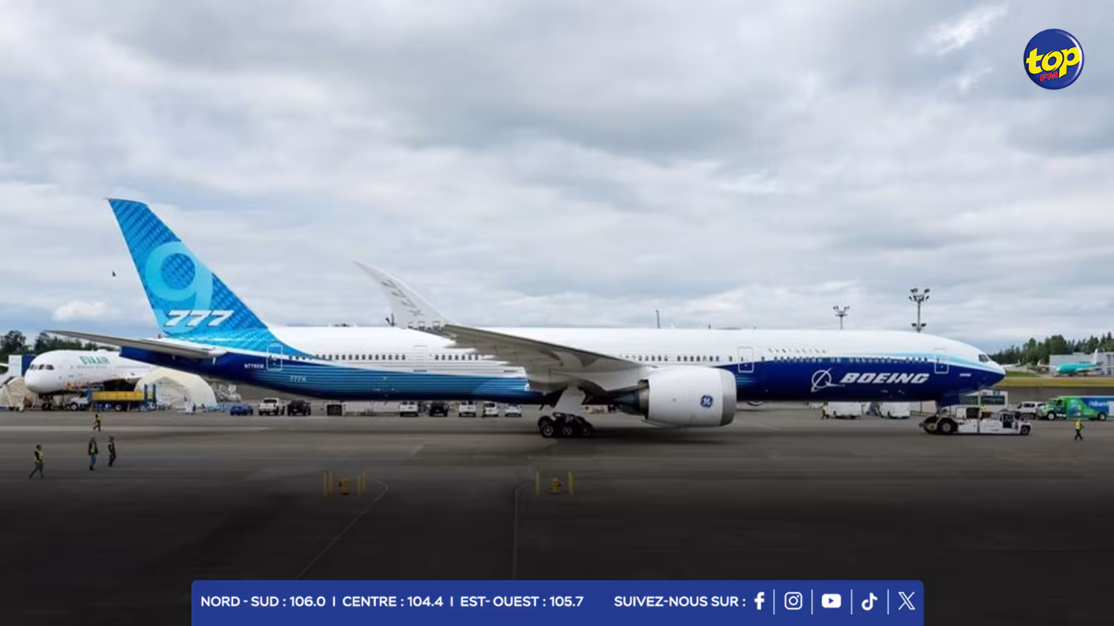 Boeing suspend les vols tests du 777X après la défaillance d'une pièce