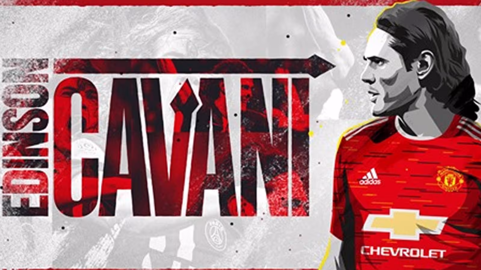 Edinson Cavani débarque finalement à Manchester United