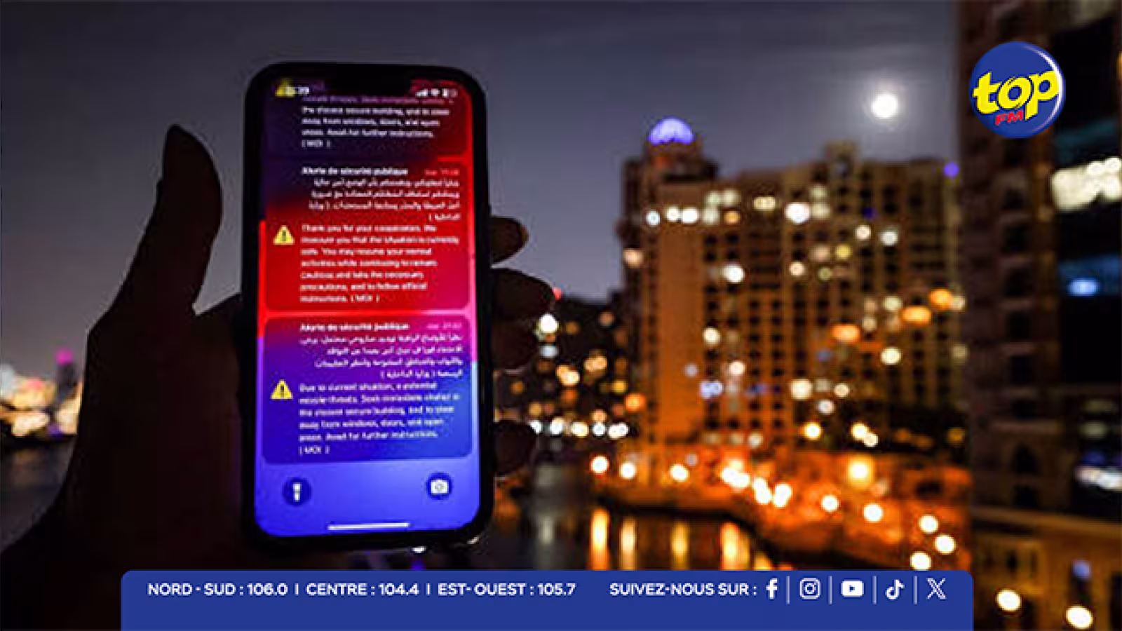 Menaces de missiles : Les Émirats arabes unis appellent la population à se mettre à l’abri