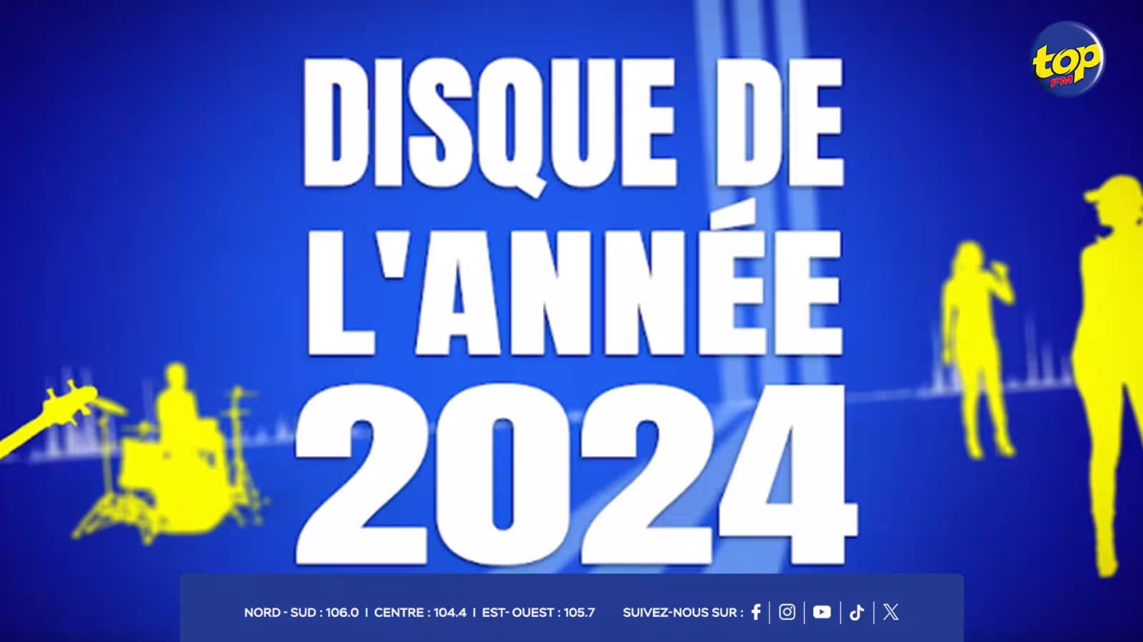 Concours Disques de l’année 2024 de Top FM : Votez pour vos morceaux préférés 