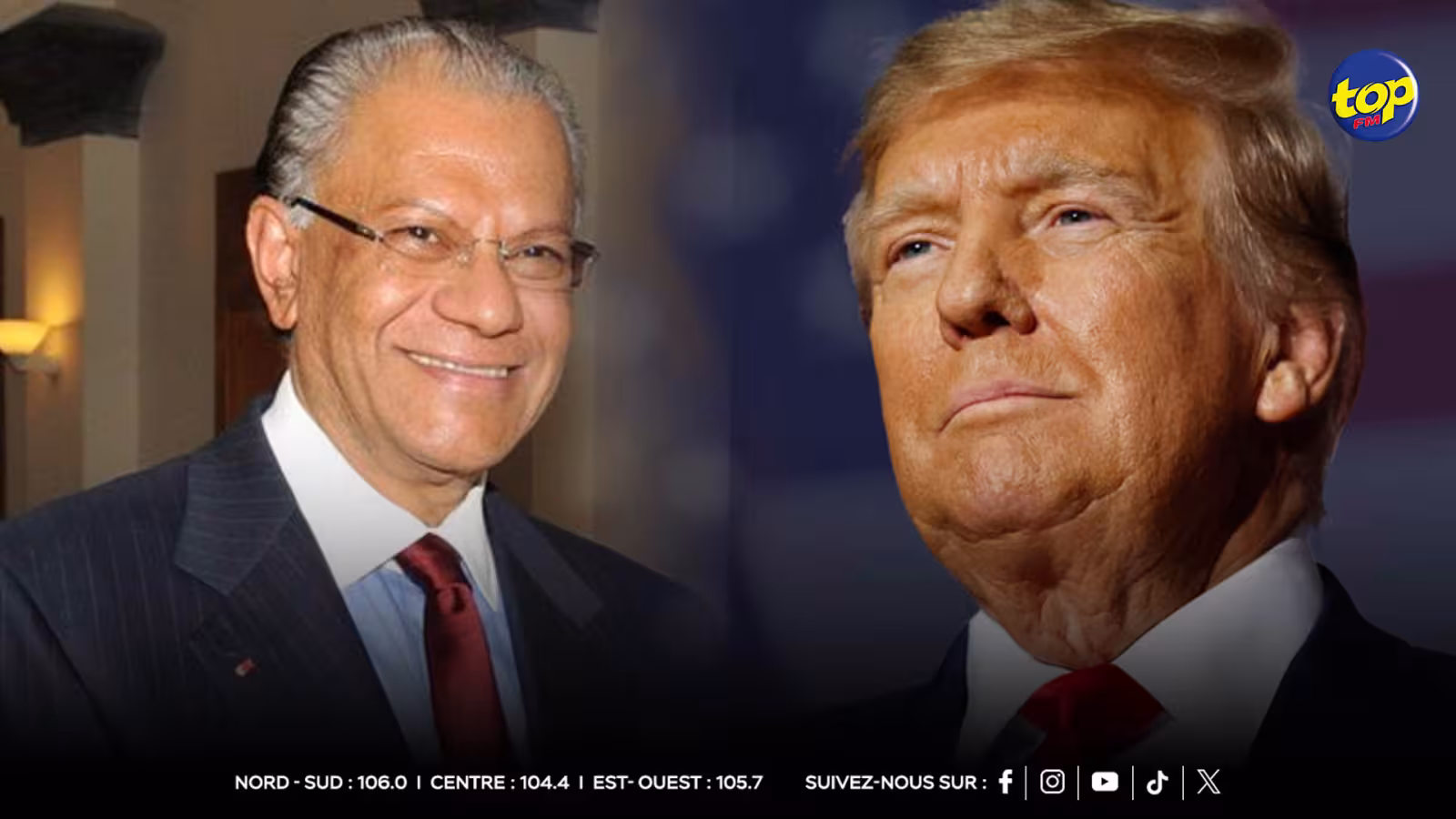Lettre de Donald Trump au Dr Navin Ramgoolam : le Président américain félicite les Mauriciens pour le 57ème anniversaire de l’indépendance