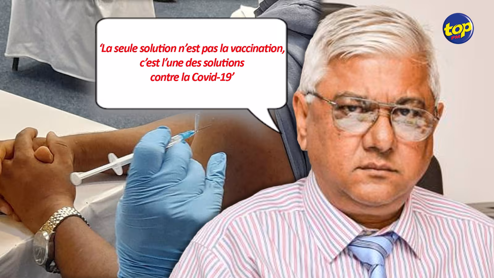 ‘Sel solution vaccination’ : ‘La seule solution n’est pas la vaccination, c’est l’une des solutions contre la Covid-19’, prévient le Dr Gujadhur