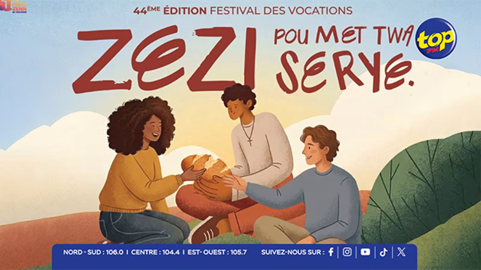 Festival des Vocations 2026 : « Zenn, fami… Zezi pou met twa serye », le message de Mgr Jean Michaël Durhône