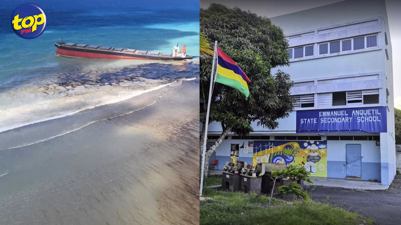 Échouage du Wakashio : Le collège Emmanuel Anquetil SSS autorise ses élèves à rentrer plus tôt