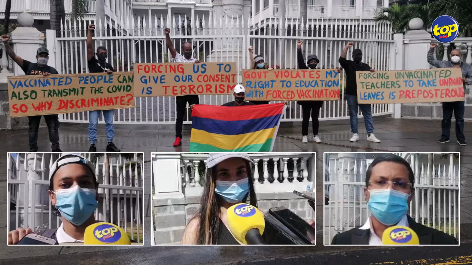 Protestation devant l’hôtel du gouvernement : Les manifestants seront présents aujourd’hui pour la troisième fois cette semaine