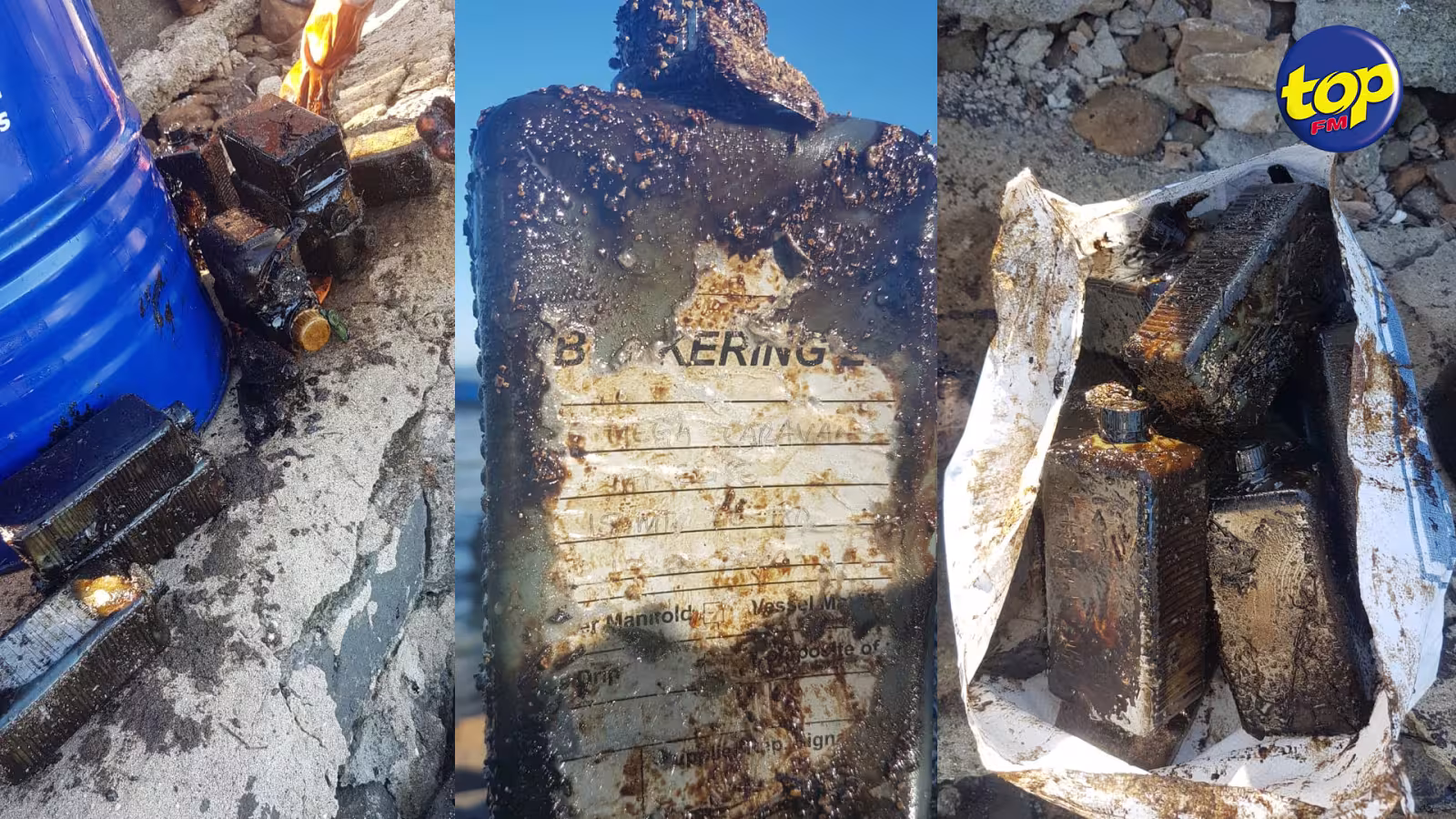 Nettoyage à Vieux Grand Port: des logements d’huile scellés retrouvés par les volontaires sur la plage