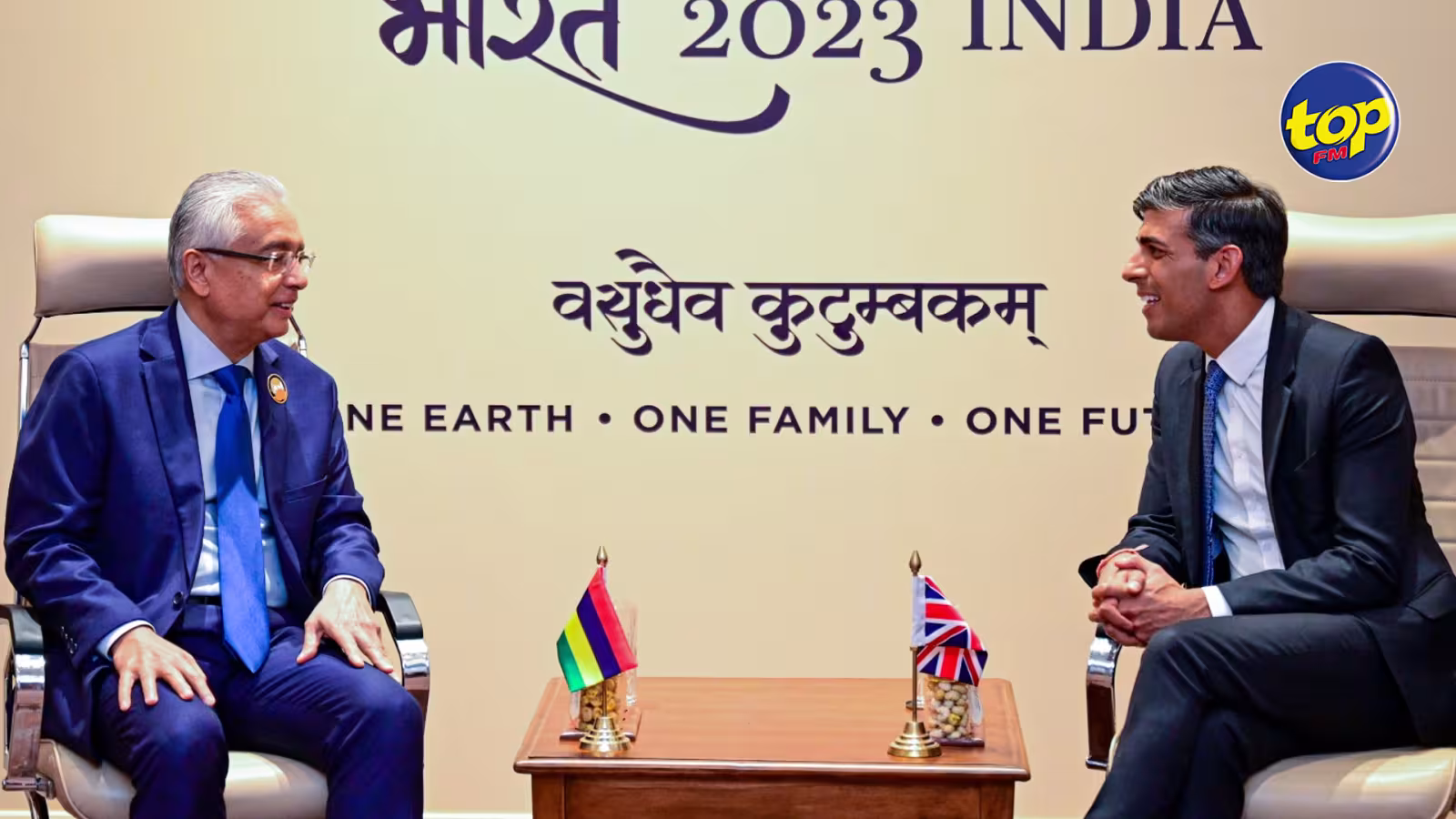 Rencontre entre Pravind Jugnauth et son homologue britannique, Rishi Sunak en marge du sommet du G20 : une évaluation des progrès réalisés jusqu’à présent dans les négociations sur l’exercice de la souveraineté sur l’archipel des Chagos, au centre des discussions