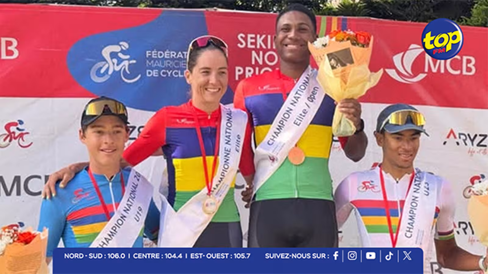 Championnats nationaux sur route 2026 : Jérémy Raboude et Kim Le Court de Billot sacrés champions de Maurice