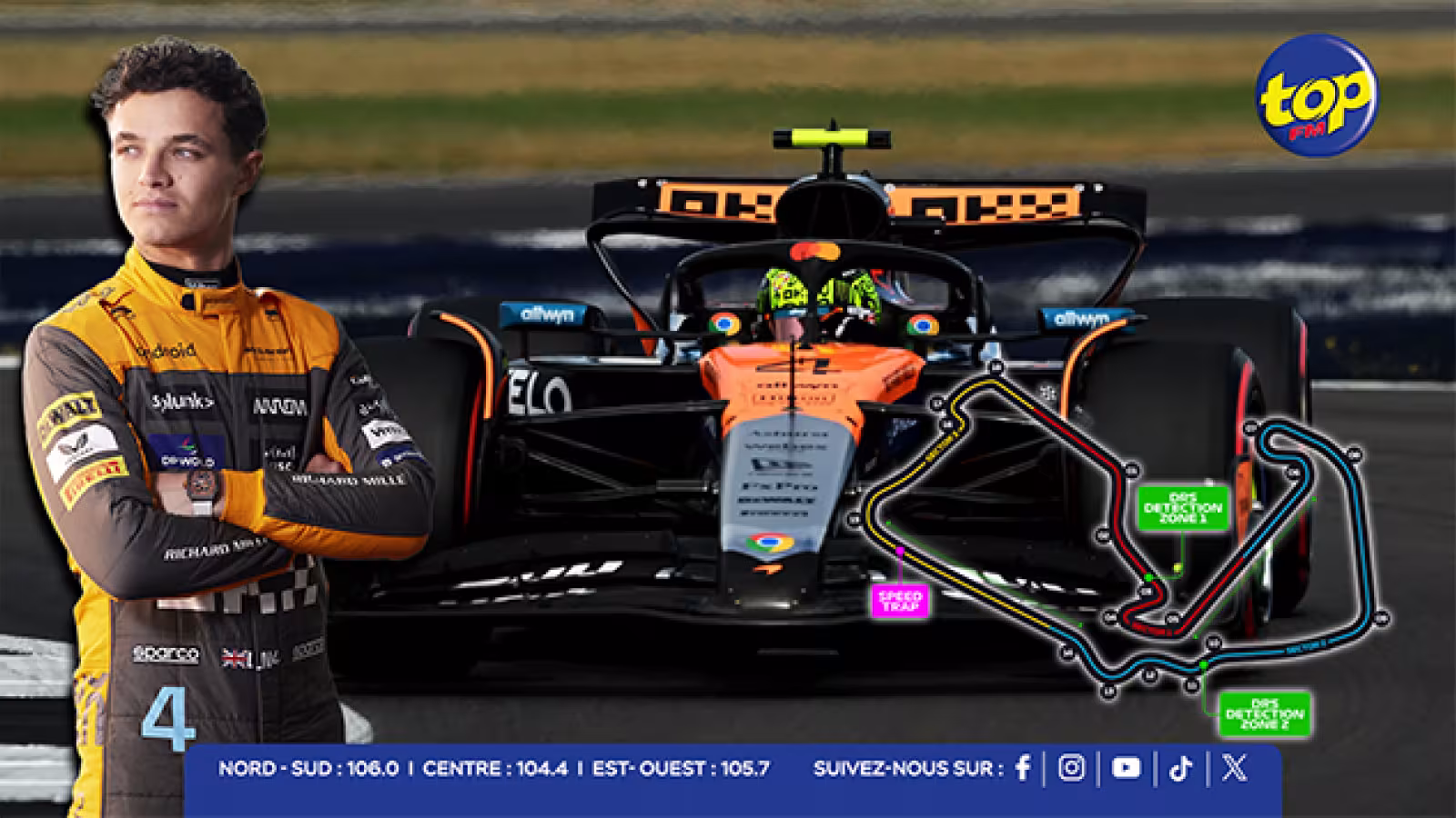Grand Prix de Grande-Bretagne : Norris domine la première journée