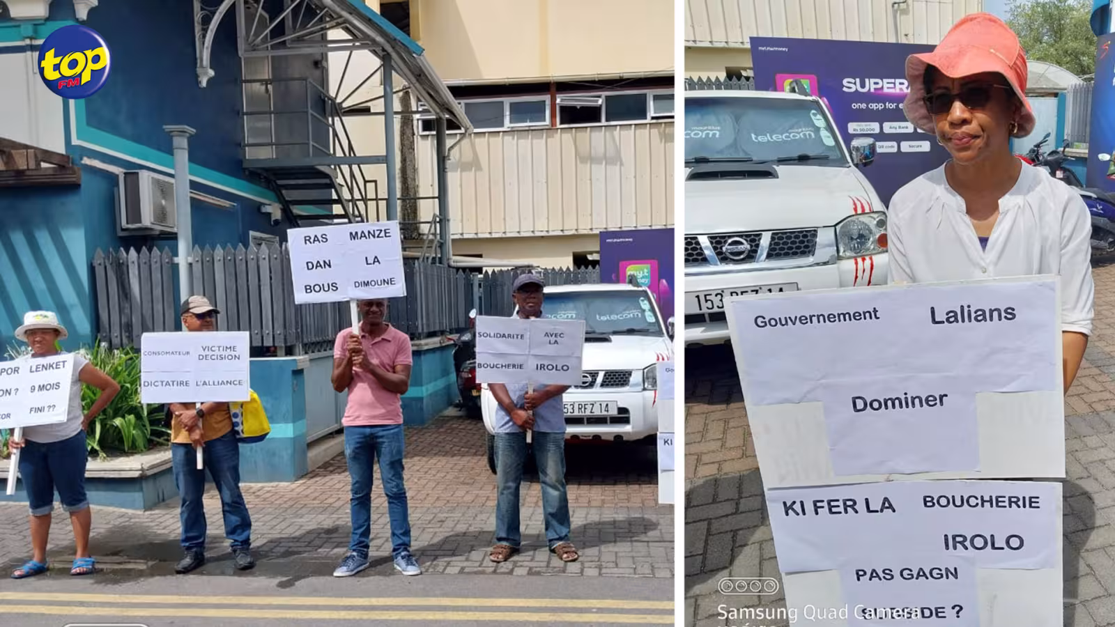 À Rodrigues: Manifestation de l’OPR pour dénoncer un cas allégué de discrimination politique à l’encontre d’un bouche. le commissaire Perrine affirme que l’enquête est toujours en cours